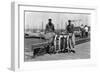 Fishermen with Their Salmon Catch Limit - Westport, WA-Lantern Press-Framed Art Print