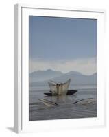 Fishermen with Traditional Butterfly Nets, Lago De La Patzcuaro, Patzcuaro, Michoacan-Richard Maschmeyer-Framed Photographic Print