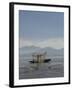 Fishermen with Traditional Butterfly Nets, Lago De La Patzcuaro, Patzcuaro, Michoacan-Richard Maschmeyer-Framed Photographic Print