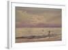 Fishermen Working at Sunset, 1868-71 (W/C on Paper)-Henry Moore-Framed Giclee Print