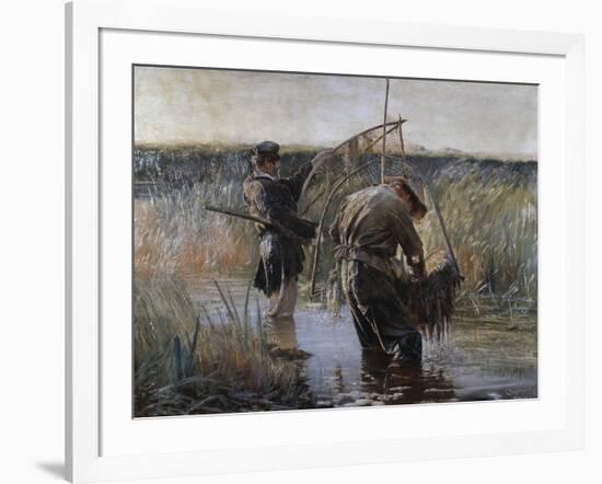 Fishermen-Leon Wyczolkowski-Framed Giclee Print