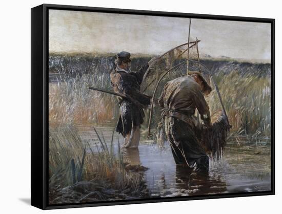 Fishermen-Leon Wyczolkowski-Framed Stretched Canvas