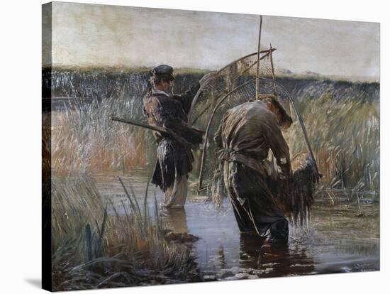 Fishermen-Leon Wyczolkowski-Stretched Canvas