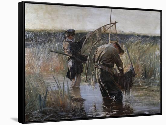 Fishermen-Leon Wyczolkowski-Framed Stretched Canvas