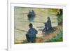 Fishermen-Georges Seurat-Framed Premium Giclee Print