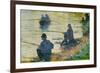 Fishermen-Georges Seurat-Framed Premium Giclee Print