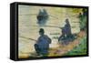 Fishermen-Georges Seurat-Framed Stretched Canvas