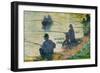 Fishermen-Georges Seurat-Framed Art Print