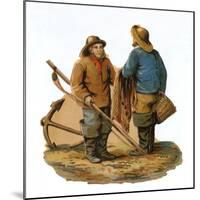 Fishermen-null-Mounted Art Print