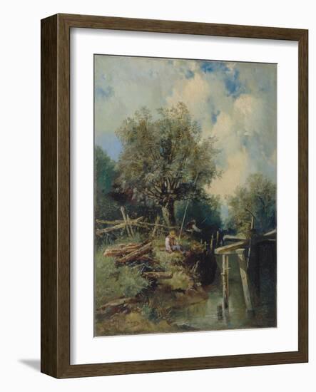 Fishermen-Juli Julievich Klever-Framed Giclee Print