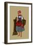 Fisherwoman with Basket from St. Pol-Elizabeth Whitney Moffat-Framed Art Print