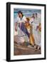 Fisherwomen from Valencia-Joaquín Sorolla y Bastida-Framed Giclee Print