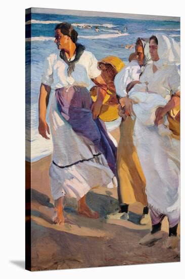 Fisherwomen from Valencia-Joaquín Sorolla y Bastida-Stretched Canvas