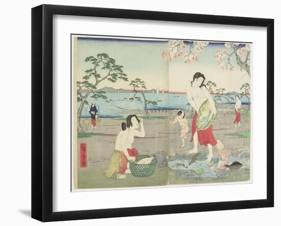 Fisherwomen, March 1864-null-Framed Giclee Print