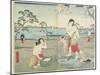 Fisherwomen, March 1864-null-Mounted Giclee Print