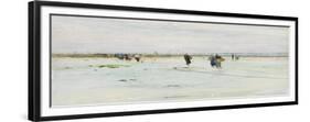 Fisherwomen on the Shore-James Webb-Framed Giclee Print