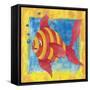 Fishes Colors 01-Maria Trad-Framed Stretched Canvas