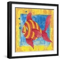 Fishes Colors 01-Maria Trad-Framed Giclee Print