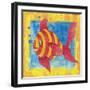 Fishes Colors 01-Maria Trad-Framed Giclee Print