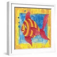 Fishes Colors 01-Maria Trad-Framed Giclee Print