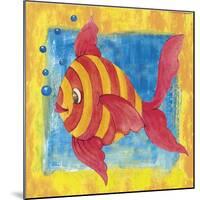 Fishes Colors 01-Maria Trad-Mounted Giclee Print