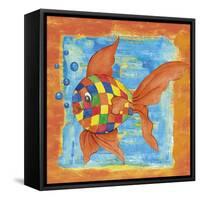 Fishes Colors 03-Maria Trad-Framed Stretched Canvas