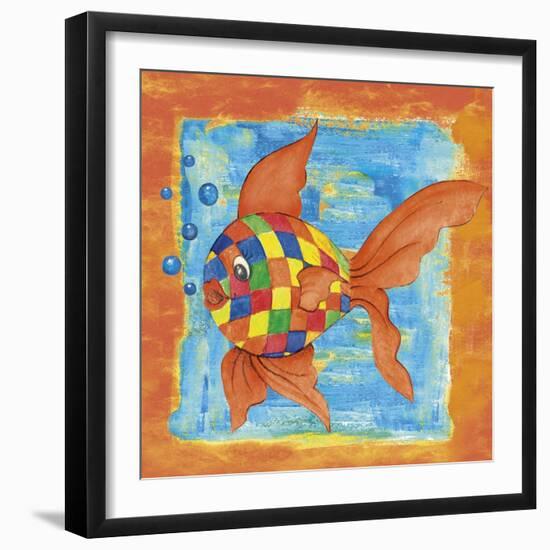 Fishes Colors 03-Maria Trad-Framed Giclee Print