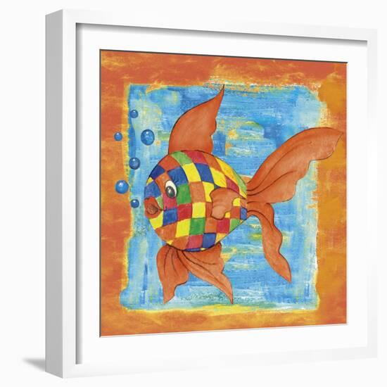 Fishes Colors 03-Maria Trad-Framed Giclee Print
