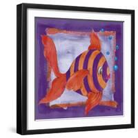 Fishes Colors 04-Maria Trad-Framed Giclee Print