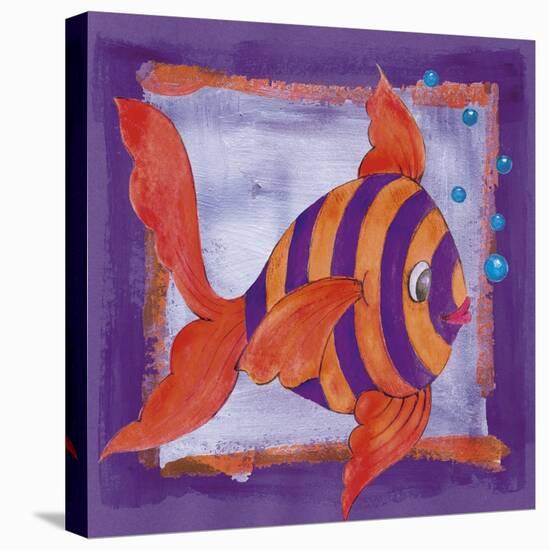 Fishes Colors 04-Maria Trad-Stretched Canvas