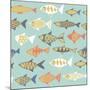 Fishes Decorative-Tasiania-Mounted Art Print