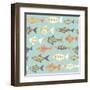 Fishes Decorative-Tasiania-Framed Art Print