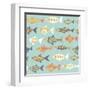 Fishes Decorative-Tasiania-Framed Art Print