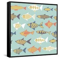 Fishes Decorative-Tasiania-Framed Stretched Canvas