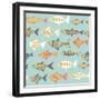 Fishes Decorative-Tasiania-Framed Art Print