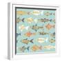 Fishes Decorative-Tasiania-Framed Art Print