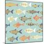 Fishes Decorative-Tasiania-Mounted Art Print