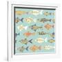 Fishes Decorative-Tasiania-Framed Art Print