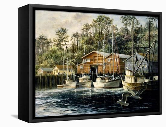 Fishes Fiercest Foursome-Nicky Boehme-Framed Stretched Canvas