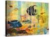 Fishes-Robin Maria-Stretched Canvas