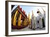 Fisheye Image of Temples and Shrines at Shwedagon Paya (Pagoda)-Lee Frost-Framed Photographic Print