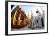 Fisheye Image of Temples and Shrines at Shwedagon Paya (Pagoda)-Lee Frost-Framed Photographic Print