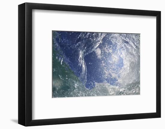 Fisheye view of wave breaks at Hapuna Beach, Big Island, Hawaii-Stuart Westmorland-Framed Photographic Print