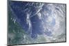 Fisheye view of wave breaks at Hapuna Beach, Big Island, Hawaii-Stuart Westmorland-Mounted Photographic Print