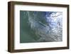 Fisheye view of wave breaks at Hapuna Beach, Big Island, Hawaii-Stuart Westmorland-Framed Photographic Print