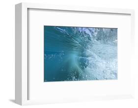 Fisheye view of wave breaks at Kua Beach, North of Kona, Big Island, Hawaii-Stuart Westmorland-Framed Photographic Print