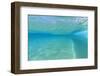 Fisheye view of wave breaks at Kua Beach, North of Kona, Big Island, Hawaii-Stuart Westmorland-Framed Photographic Print