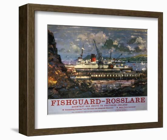 Fishguard, Rosslare, Southern Ireland-null-Framed Art Print