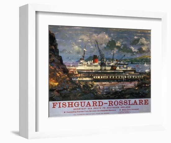 Fishguard, Rosslare, Southern Ireland-null-Framed Art Print