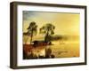 Fishin' Boat-Danny Head-Framed Art Print